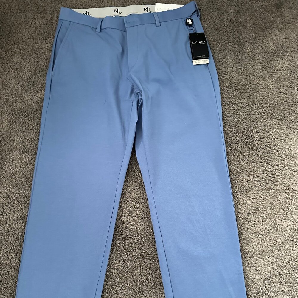 Ralph Lauren Men's dress pant, NWT, 32x30, Norton Active Dress Pant